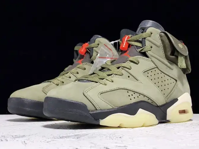 Kicktheory Air Travis Jordan x CN1084-200 Medium Olive 6 Scott 0523